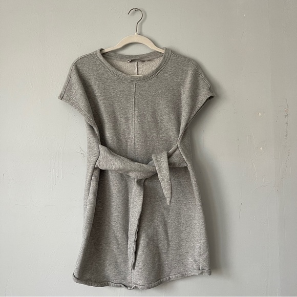 Athleta women’s gray tie dress. Size S - Picture 1 of 5
